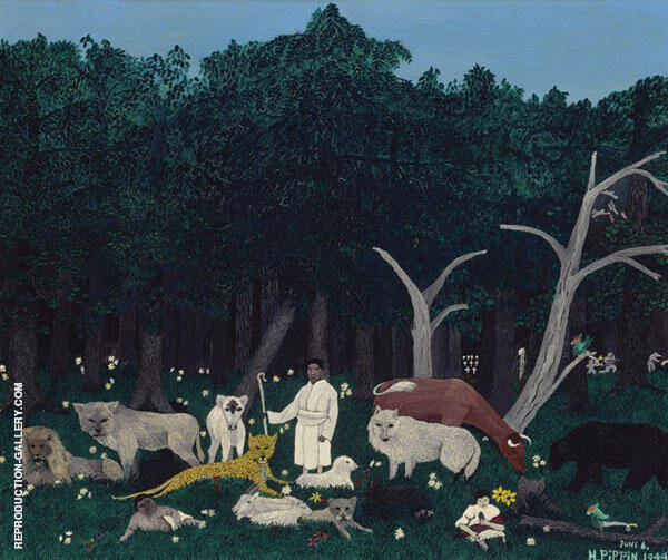 Holy Mountain I by Horace Pippin | Oil Painting Reproduction