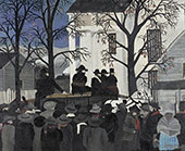 John Brown Going to His Hanging 1942 By Horace Pippin
