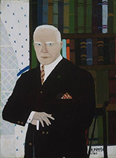 Portrait of Christian Brinton 1940 By Horace Pippin