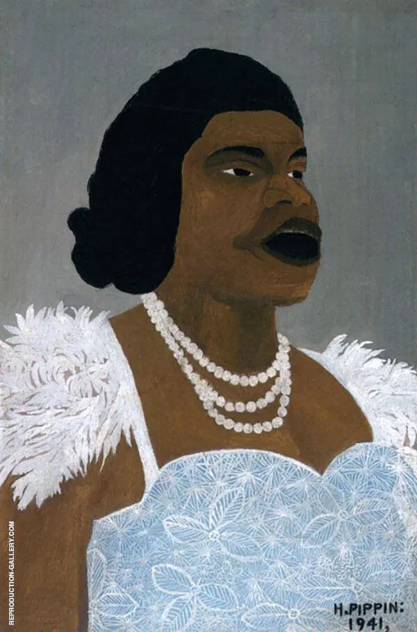 Portrait of Marian Anderson 1941 By Horace Pippin