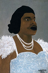 Portrait of Marian Anderson 1941 By Horace Pippin