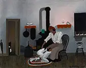 Saying Prayers 1943 By Horace Pippin