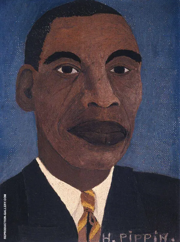 Self Portrait I 1944 By Horace Pippin