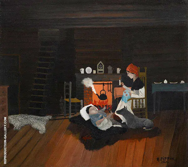 Six O'Clock 1940 By Horace Pippin