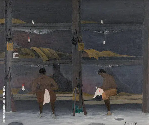 The Barracks 1945 By Horace Pippin