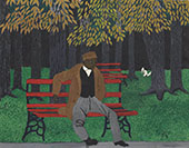 The Park Bench 1946 By Horace Pippin