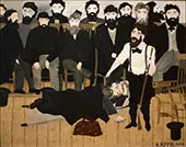 The Trial of John Brown 1942 By Horace Pippin