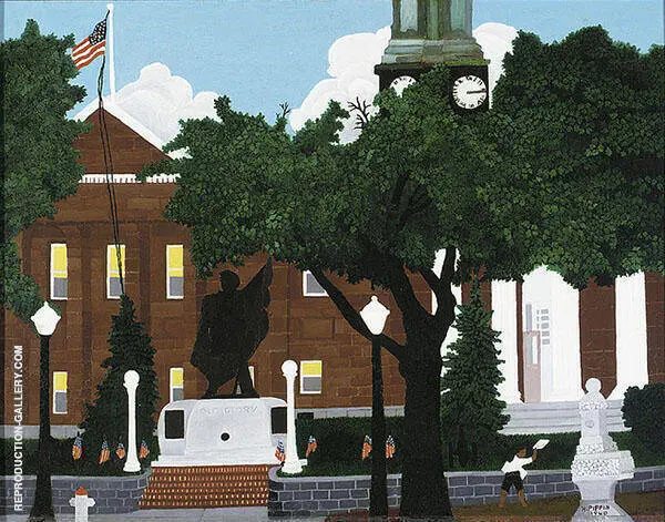 West Chester Court House 1940 By Horace Pippin