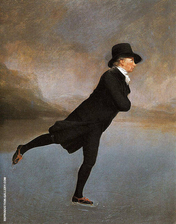 The Skating Minister 1795 by Sir Henry Raeburn | Oil Painting Reproduction