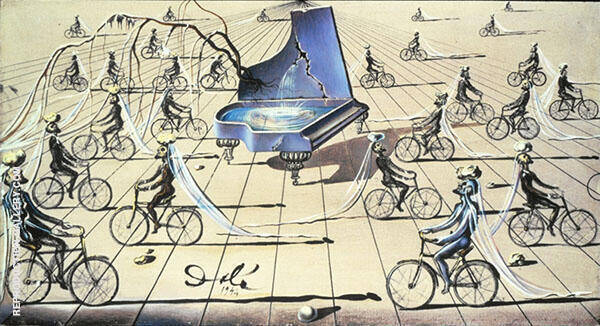 Sentimental Colloquy by Salvador Dali | Oil Painting Reproduction