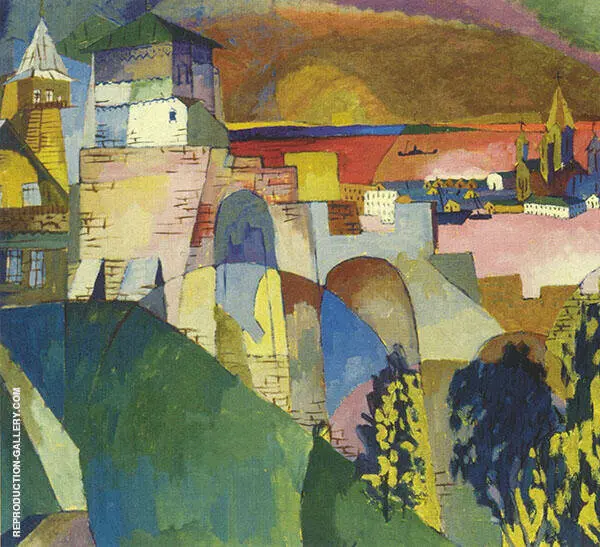 Nizhny Novgorod 1915 By Aristarkh Vasilyevich Lentulov