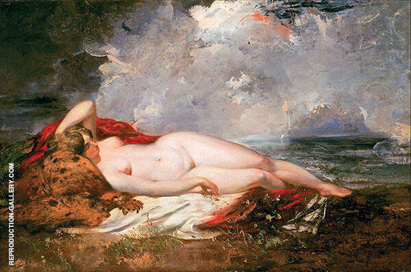Daydreams by William Etty | Oil Painting Reproduction