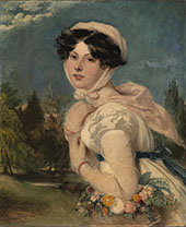 Miss Mary Arabella Jay 1819 By William Etty