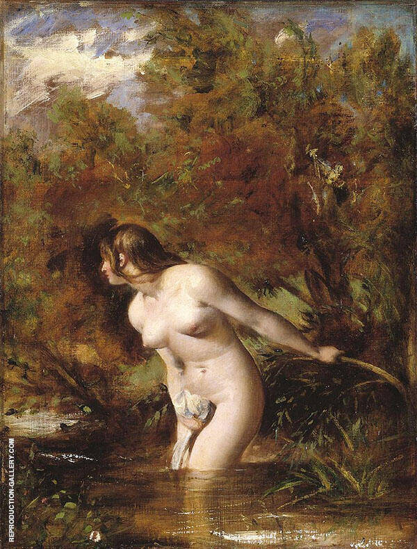 Musidora The Bather At The Doubtful Breeze Alarmed 1843 | Oil Painting Reproduction