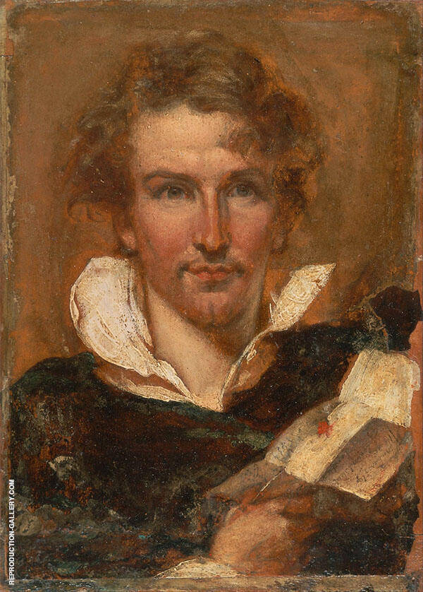 Self Portrait 1823 by William Etty | Oil Painting Reproduction