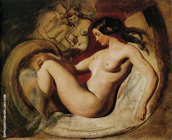 Study for Leda and The Swan c1840 By William Etty