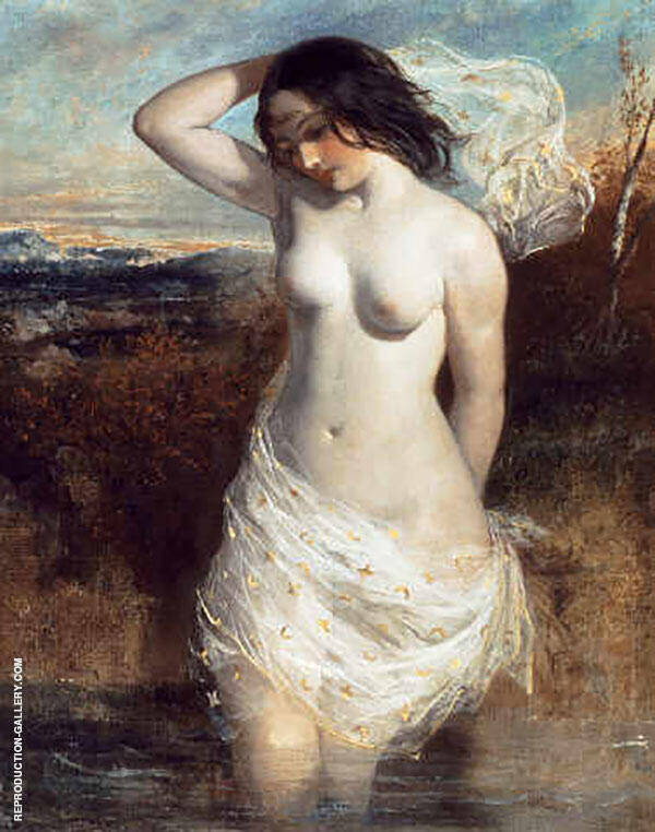 The Bather by William Etty | Oil Painting Reproduction