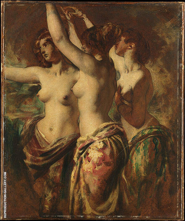 The Three Graces by William Etty | Oil Painting Reproduction