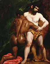 The Wrestlers c1840 By William Etty