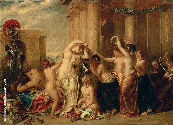 Venus and Her Satellites 1835 by William Etty | Oil Painting Reproduction