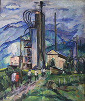An Oil Refinery By Aristarkh Vasilyevich Lentulov