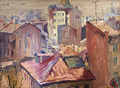 From The Workshop's Window 1930 By Aristarkh Vasilyevich Lentulov