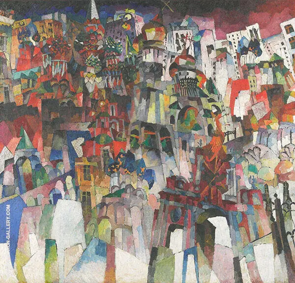 Moscow By Aristarkh Vasilyevich Lentulov