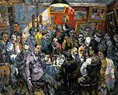 Moscow Artists 1927 By Aristarkh Vasilyevich Lentulov