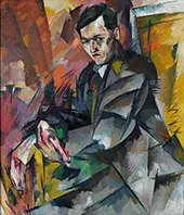 Portrait of I A Malyutin 1918 By Aristarkh Vasilyevich Lentulov
