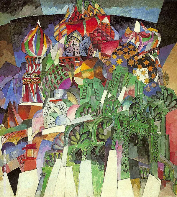 Saint Basil's Cathedral 1913 By Aristarkh Vasilyevich Lentulov