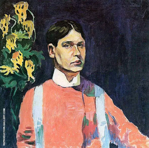 Self Portrait 1913 By Aristarkh Vasilyevich Lentulov