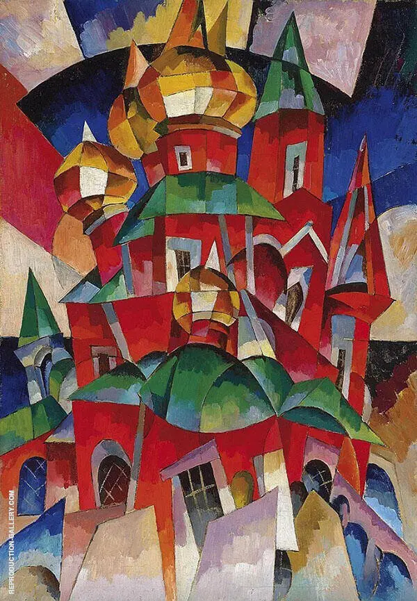 The Red Church By Aristarkh Vasilyevich Lentulov