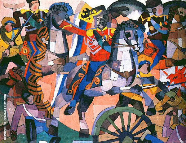 Victory Battle By Aristarkh Vasilyevich Lentulov