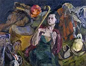 Female Emigrant 1933 By Aristarkh Vasilyevich Lentulov