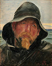 A Fisherman By Michael Peter Ancher