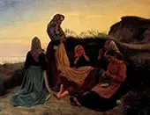 Fisherwomen on a Summer Eve By Michael Peter Ancher