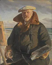 Self Portrait 1902 By Michael Peter Ancher