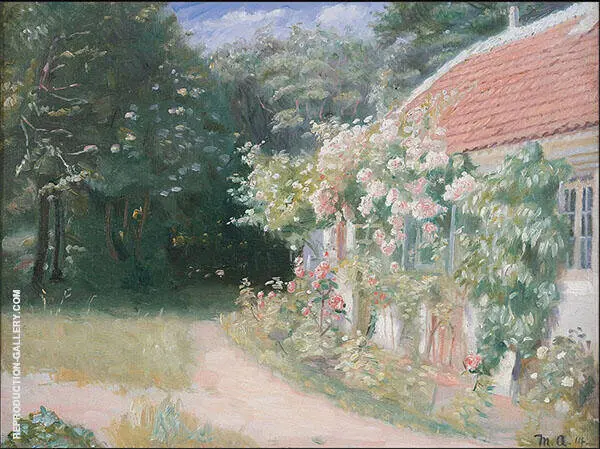 The Old Garden House By Michael Peter Ancher