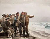 Will He Round The Point By Michael Peter Ancher