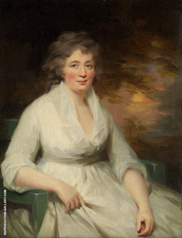 Janet Law by Sir Henry Raeburn | Oil Painting Reproduction