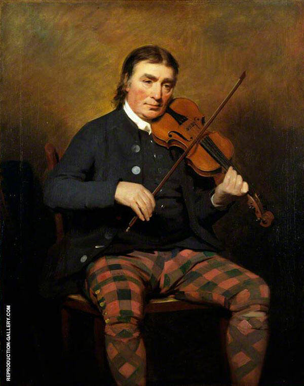 Niel Gow Violinist and Composer | Oil Painting Reproduction