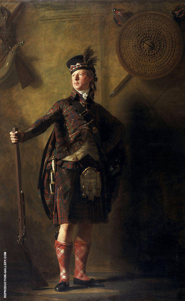 Portrait of Alexander Ranaldson Macdonell of Glengarry 1812 | Oil Painting Reproduction