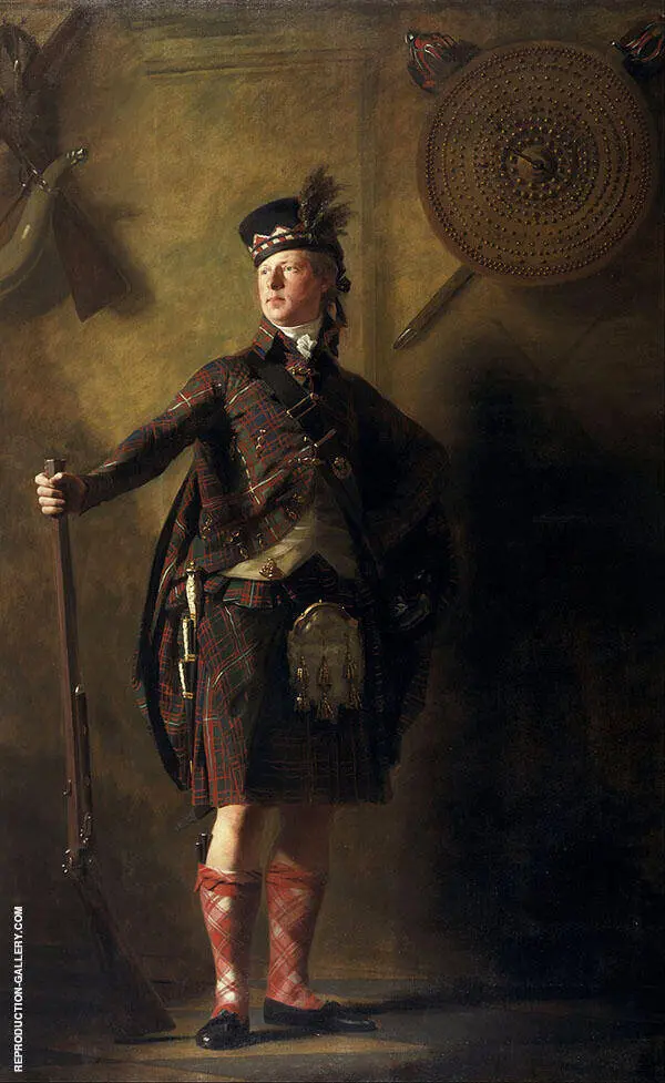 Portrait of Alexander Ranaldson Macdonell of Glengarry 1812 By Sir Henry Raeburn