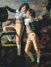 Portrait of James and John Lee Allen 1790 By Sir Henry Raeburn