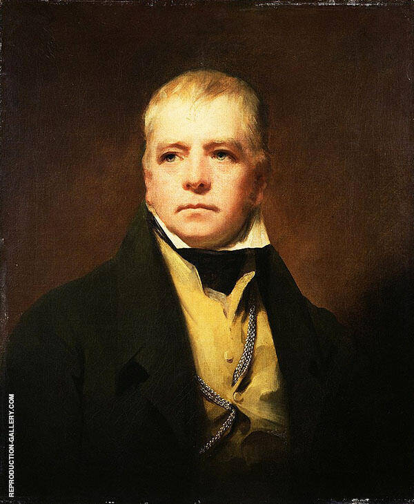 Portrait of Sir Walter Scott 1822 | Oil Painting Reproduction