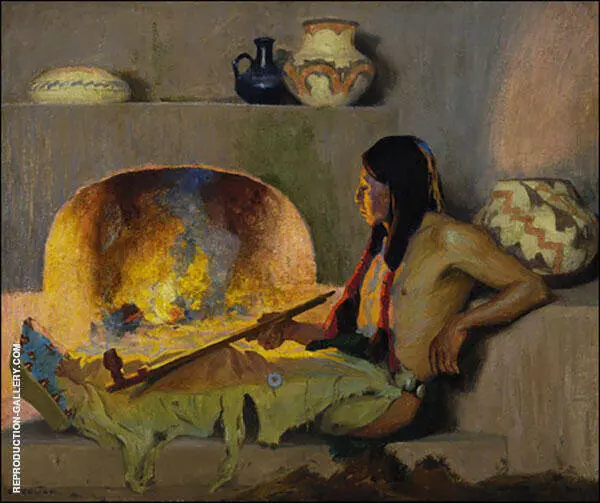 Contentment By E. Irving Couse