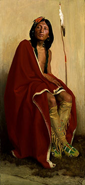Eanger Irving Couse Elk Foot of The Taos Tribet By E. Irving Couse