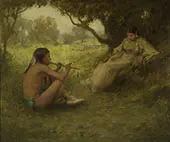 Lovers Indian Love Song By E. Irving Couse