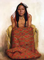 New Rug 1917 By E. Irving Couse