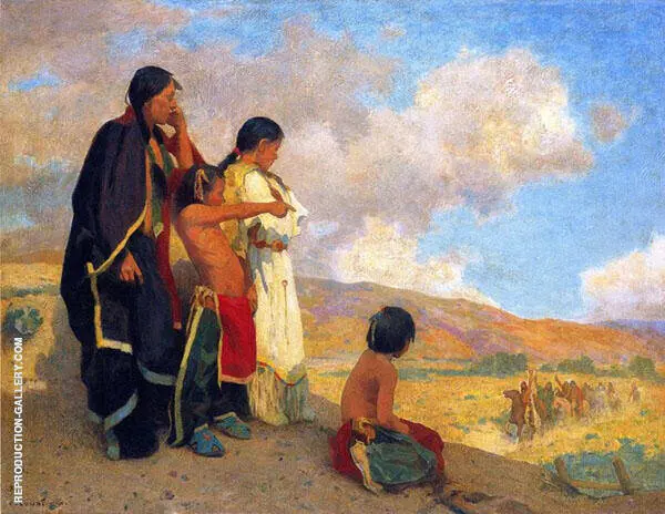 Return of The War Party By E. Irving Couse